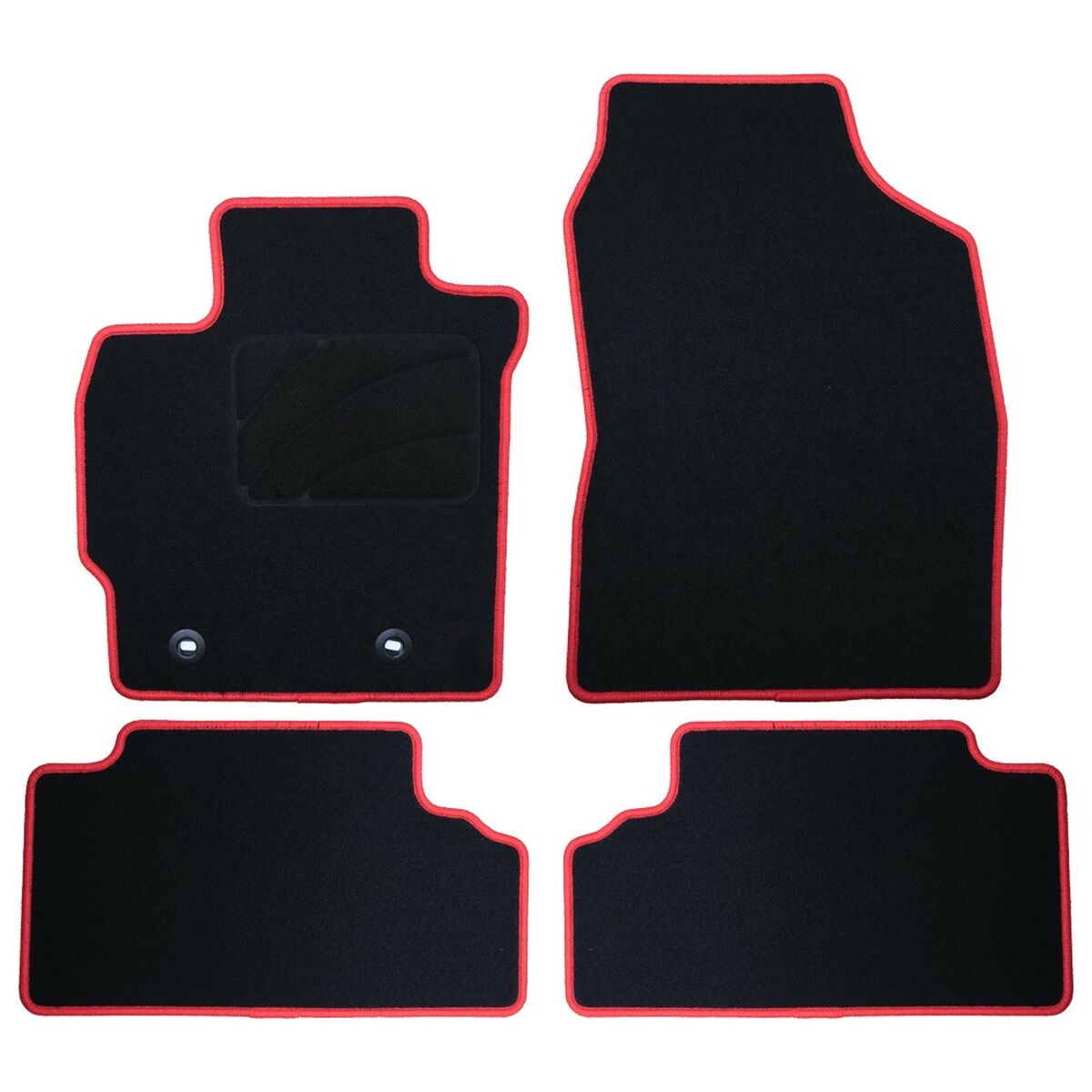 Σετ Χαλιών Αυτοκινήτου OCC Motorsport OCCTY0001RD Μαύρο Toyota Auris (2007-2013) 5 Τεμάχια