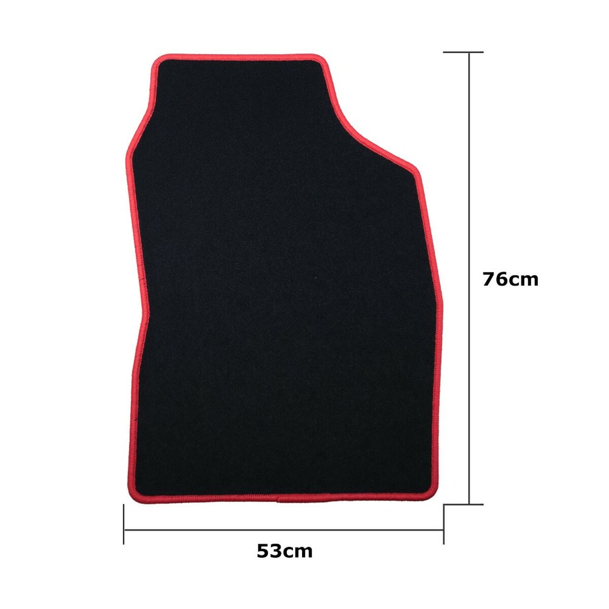 Σετ Χαλιών Αυτοκινήτου OCC Motorsport OCCTY0001RD Μαύρο Toyota Auris (2007-2013) 5 Τεμάχια