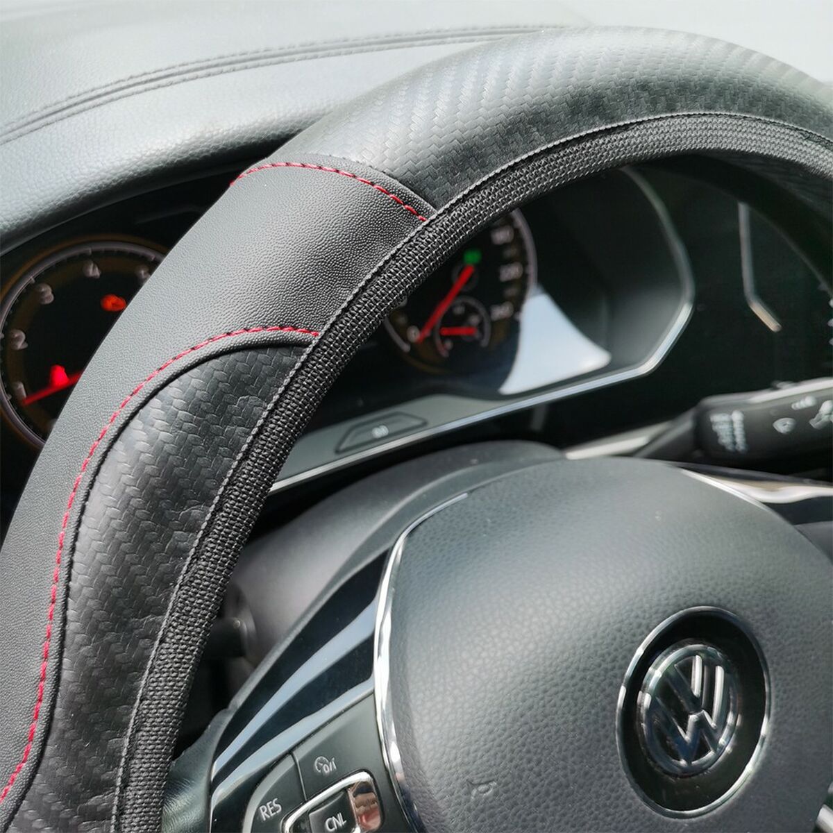Καλύμμα Τιμονιού OCC Motorsport OCCFV0051 Ανθρακικό χρώμα 38 cm