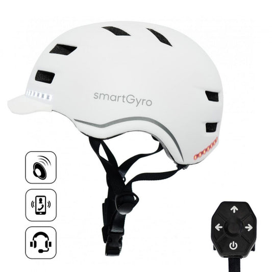 Κράνος για Ηλεκτρικό Σκούτερ Smartgyro SMART PRO Λευκό (Ανακαινισμenα A)