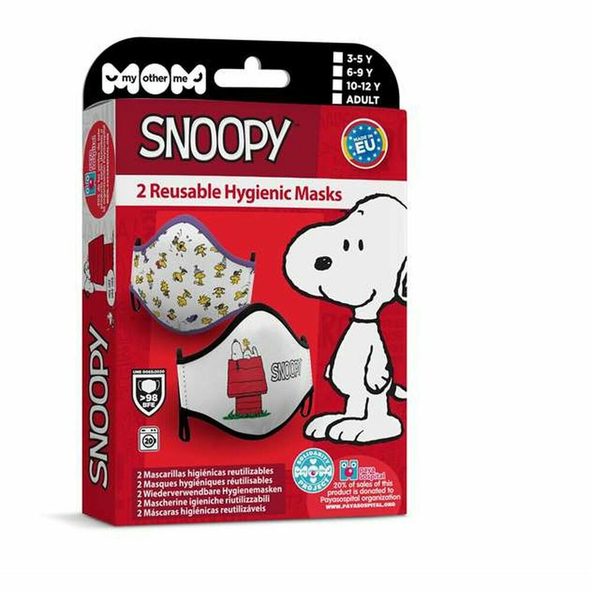 Μάσκα Υγιεινής My Other Me Snoopy Premium 10-12 Ετών