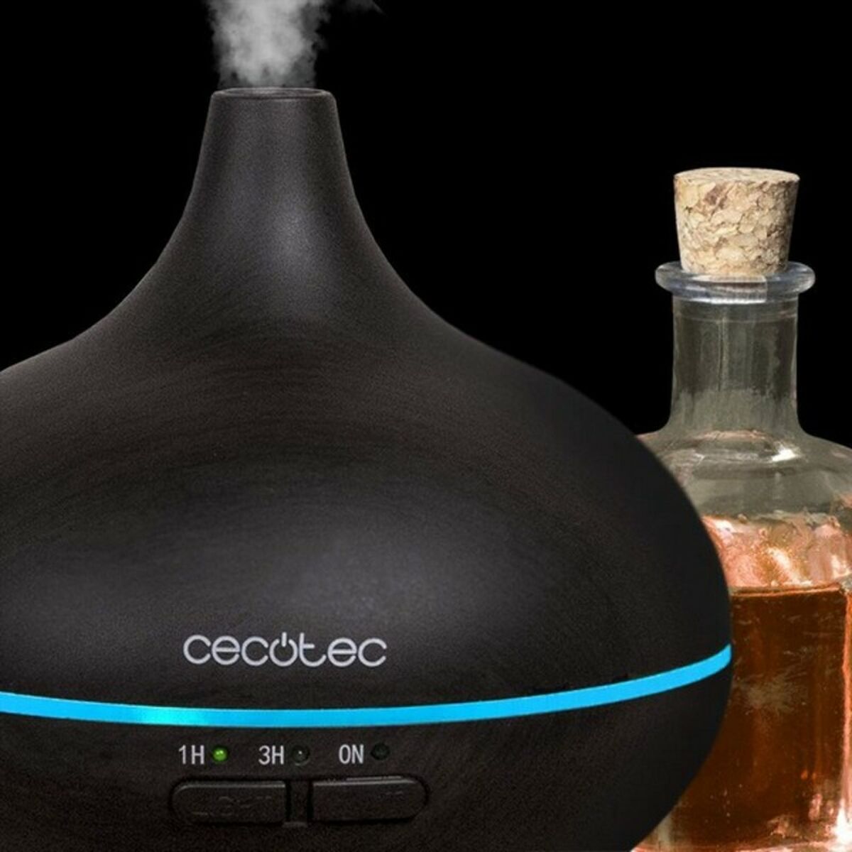 Υγραντήρας Αρωματικός Διαχύτης Cecotec Pure Aroma 150 YIN Μαύρο Πλαστική ύλη 150 ml (7 W) (x1)