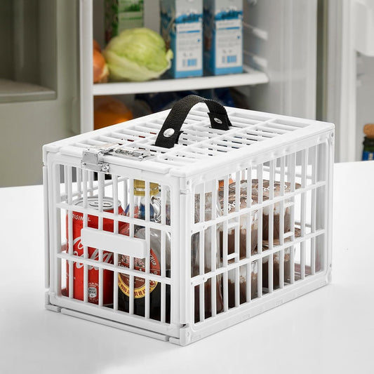 Κλουβί Ασφαλείας για το Ψυγείο Food Safe InnovaGoods IG813536 Λευκό (Ανακαινισμένα D)