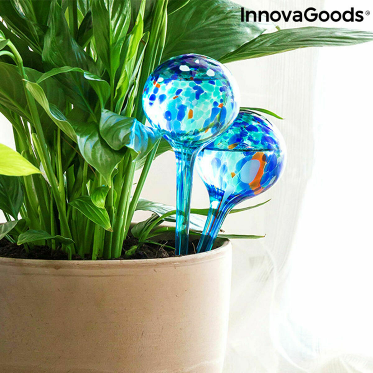 Αυτόματα μπαλόνια άρδευσης Aqua·Loon InnovaGoods Μπλε Γυαλί (Ανακαινισμenα A)