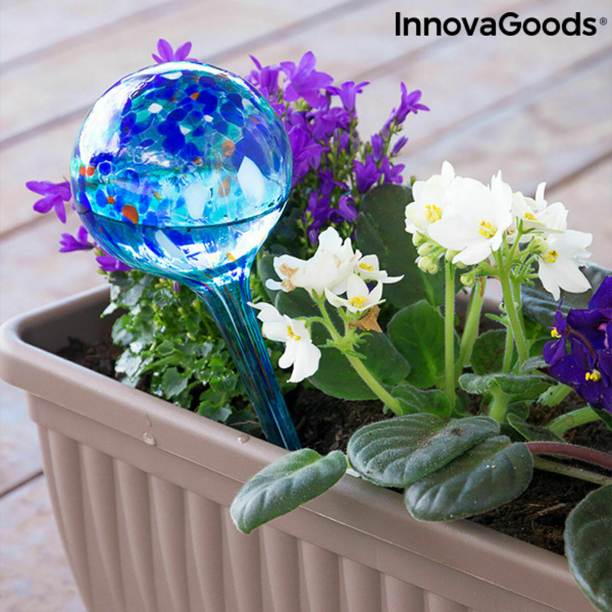 Αυτόματα μπαλόνια άρδευσης Aqua·Loon InnovaGoods Μπλε Γυαλί (Ανακαινισμenα A)