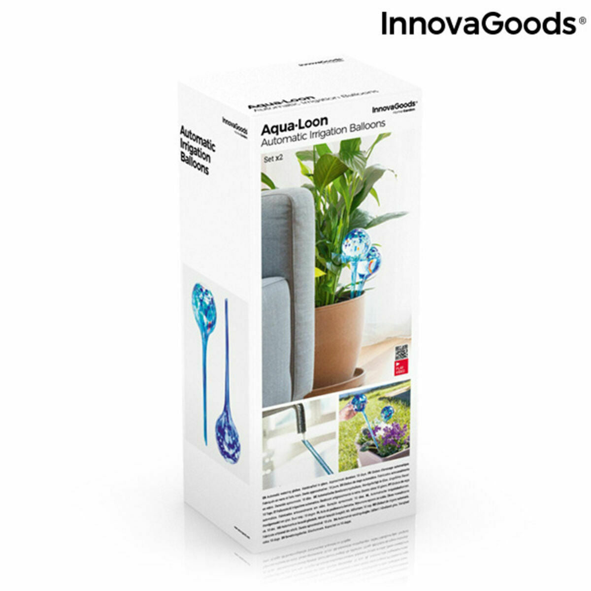 Αυτόματα μπαλόνια άρδευσης Aqua·Loon InnovaGoods Μπλε Γυαλί (Ανακαινισμenα A)