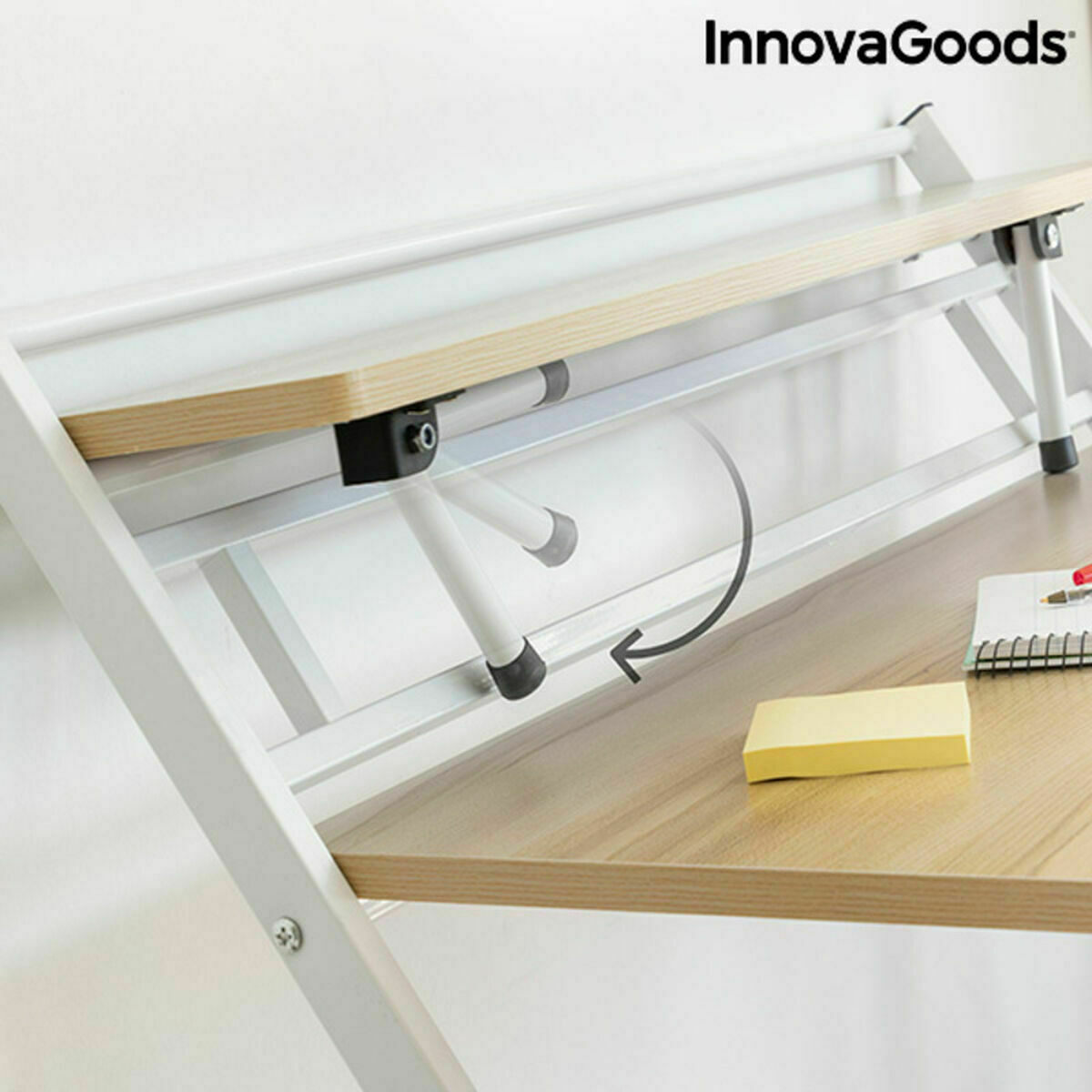 Πτυσσόμενο Γραφείο με Ράφι InnovaGoods Tablezy Ξύλο (Ανακαινισμenα B)