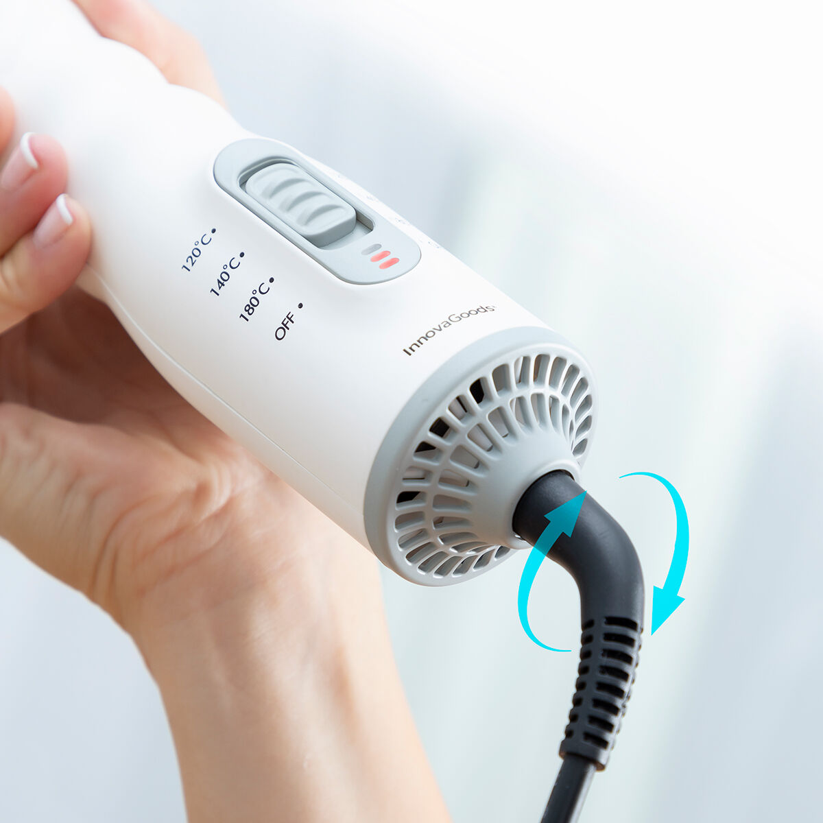 Βούρτσα Mαλλιών, Styler και Πιστολάκι Μαλλιών 3 σε 1 Dryple InnovaGoods 550 W