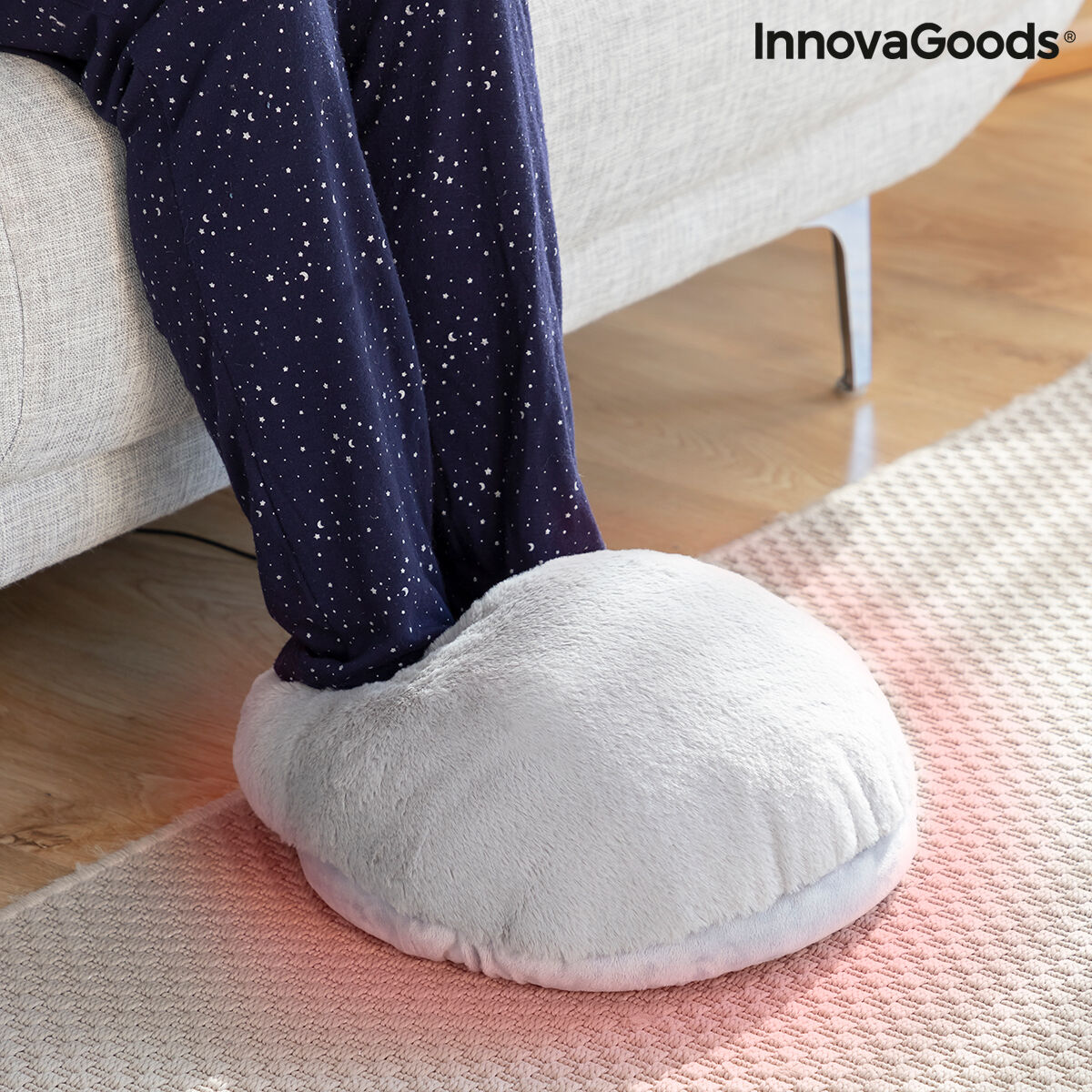 Ηλεκτρικός Θερμαντήρας Ποδιών 2 σε 1 Elewa InnovaGoods ELEWA Γκρι (Ανακαινισμένα B)