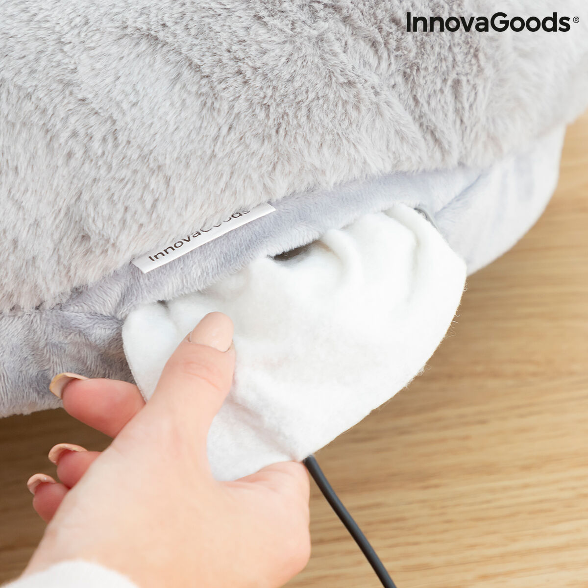 Ηλεκτρικός Θερμαντήρας Ποδιών 2 σε 1 Elewa InnovaGoods ELEWA Γκρι (Ανακαινισμένα B)