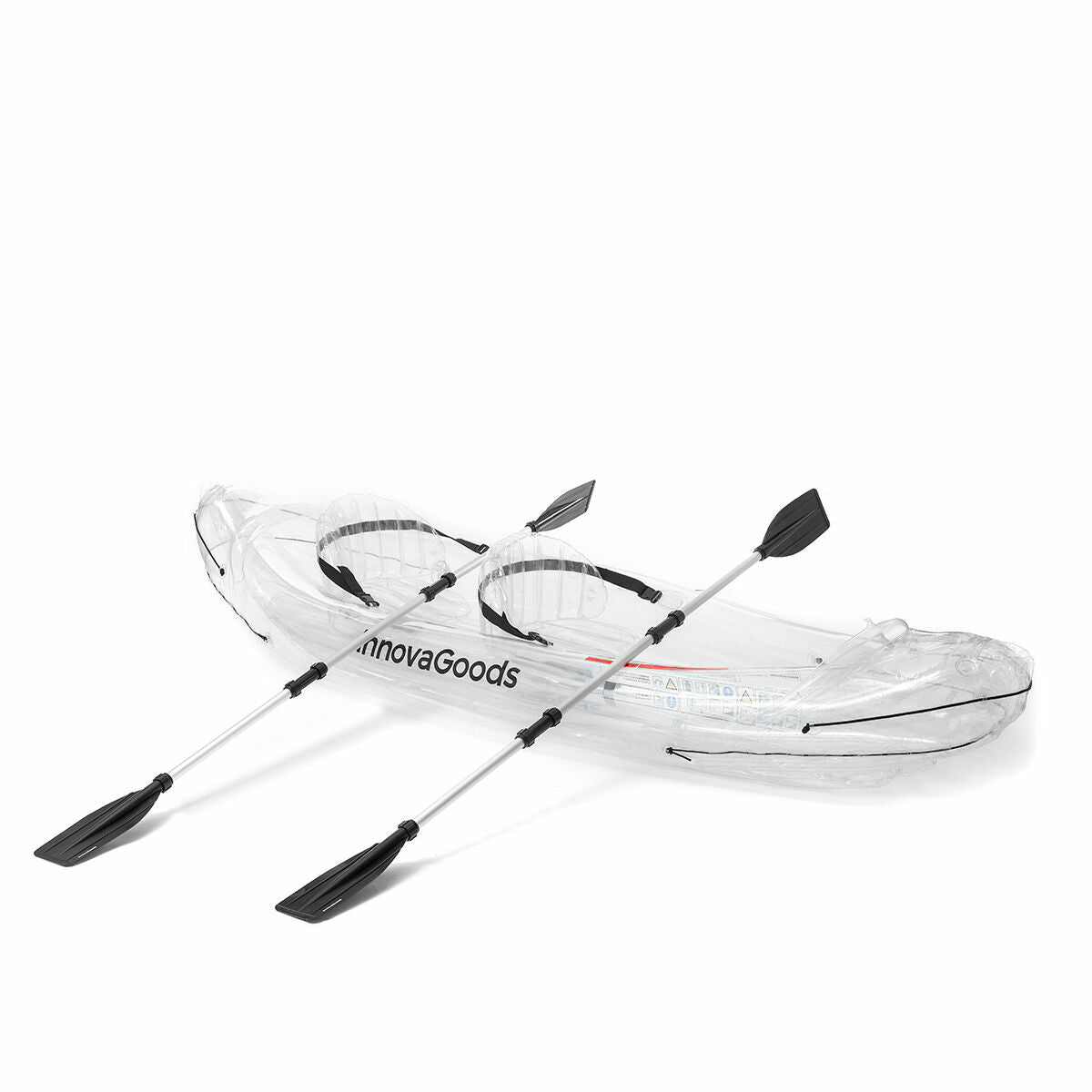 Φουσκωτό Διάφανο Καγιάκ με Αξεσουάρ Paros InnovaGoods 312 cm 2 θέσεις (Ανακαινισmenα B)