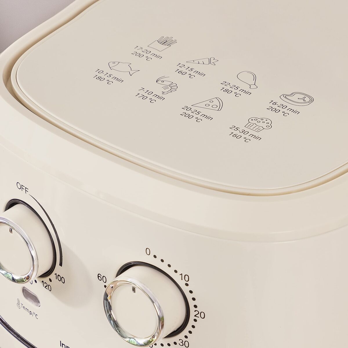 Φριτέζα με Αέρα InnovaGoods Κρεμ 6,5 L 1700 W Ανοξείδωτο ατσάλι (Ανακαινισμένα D)