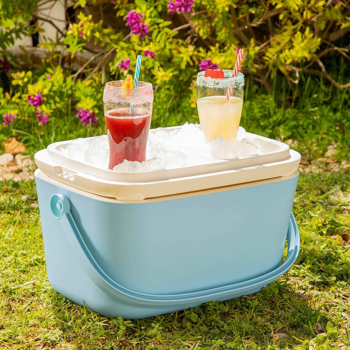 Φορητό Ψυγείο με Σκληρή Κατασκευή Koolty InnovaGoods 20 L Τυρκουάζ πολυαιθυλένιο πολυπροπυλένιο (Ανακαινισmenα B)