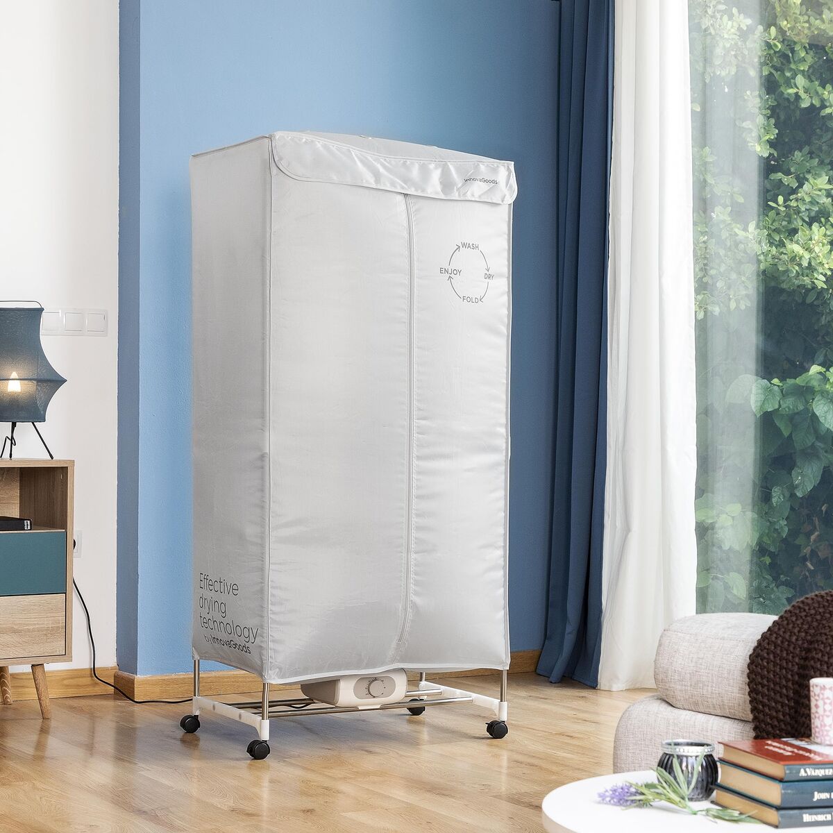 2 Υψηλό Φορητό Ηλεκτρικό Στεγνωτήριο InnovaGoods (Ανακαινισμenα B)