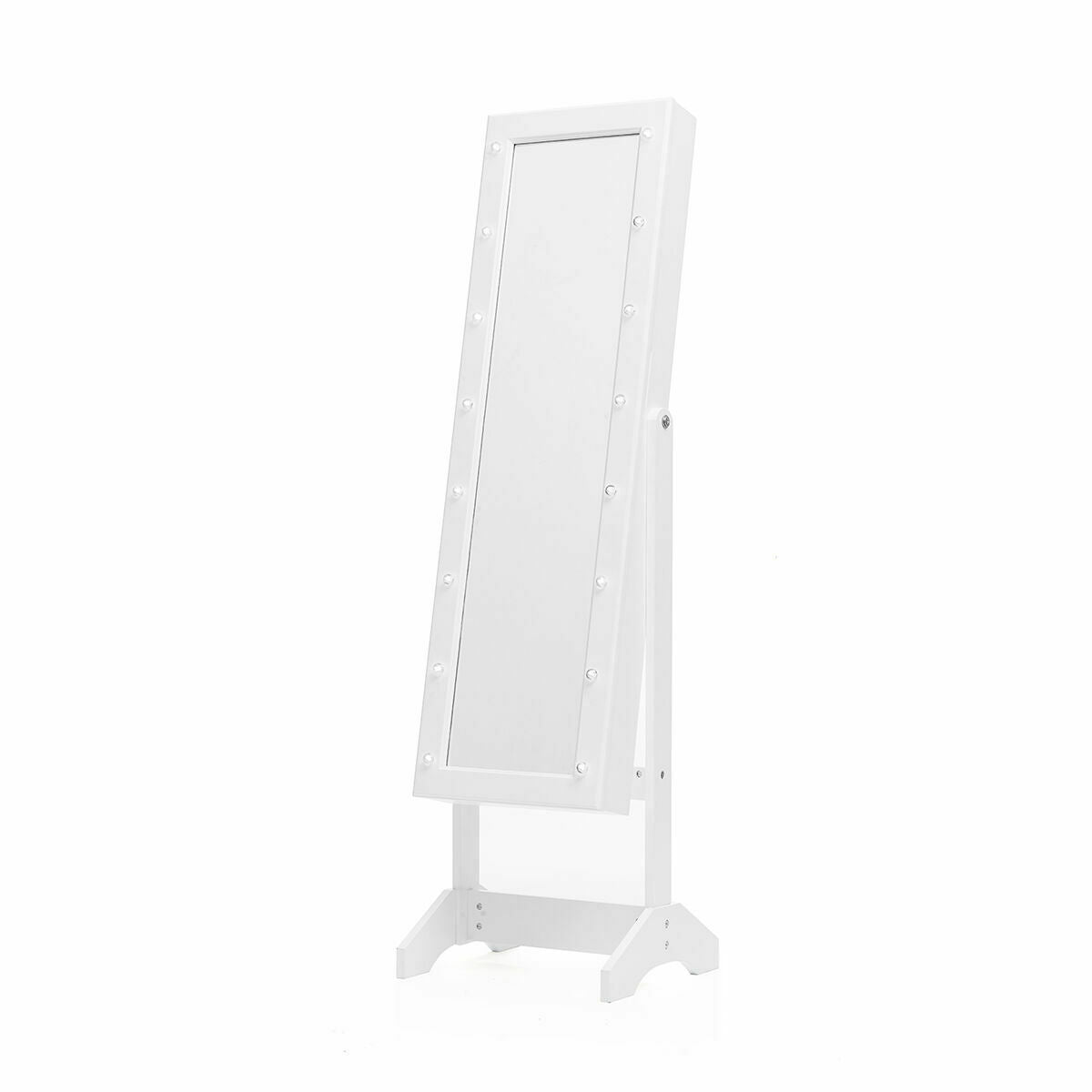 Καθρέφτης-Κοσμηματοθήκη με LED InnovaGoods Λευκό Πολύχρωμο Ξύλο Πλαστική ύλη (Ανακαινισμenα A)