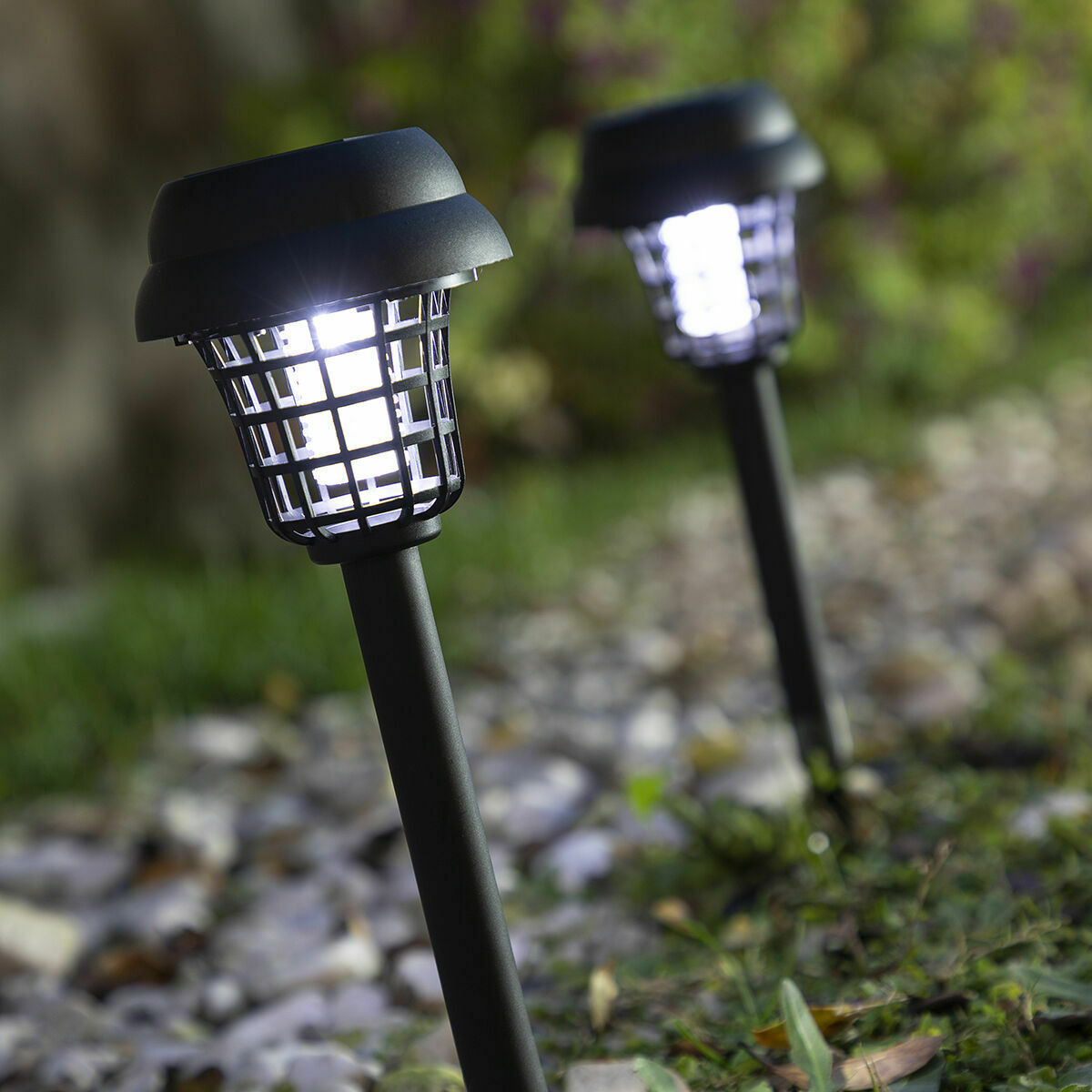 Ηλιακή Αντικουνουπική Λάμπα Κήπου InnovaGoods 4 Μονάδες