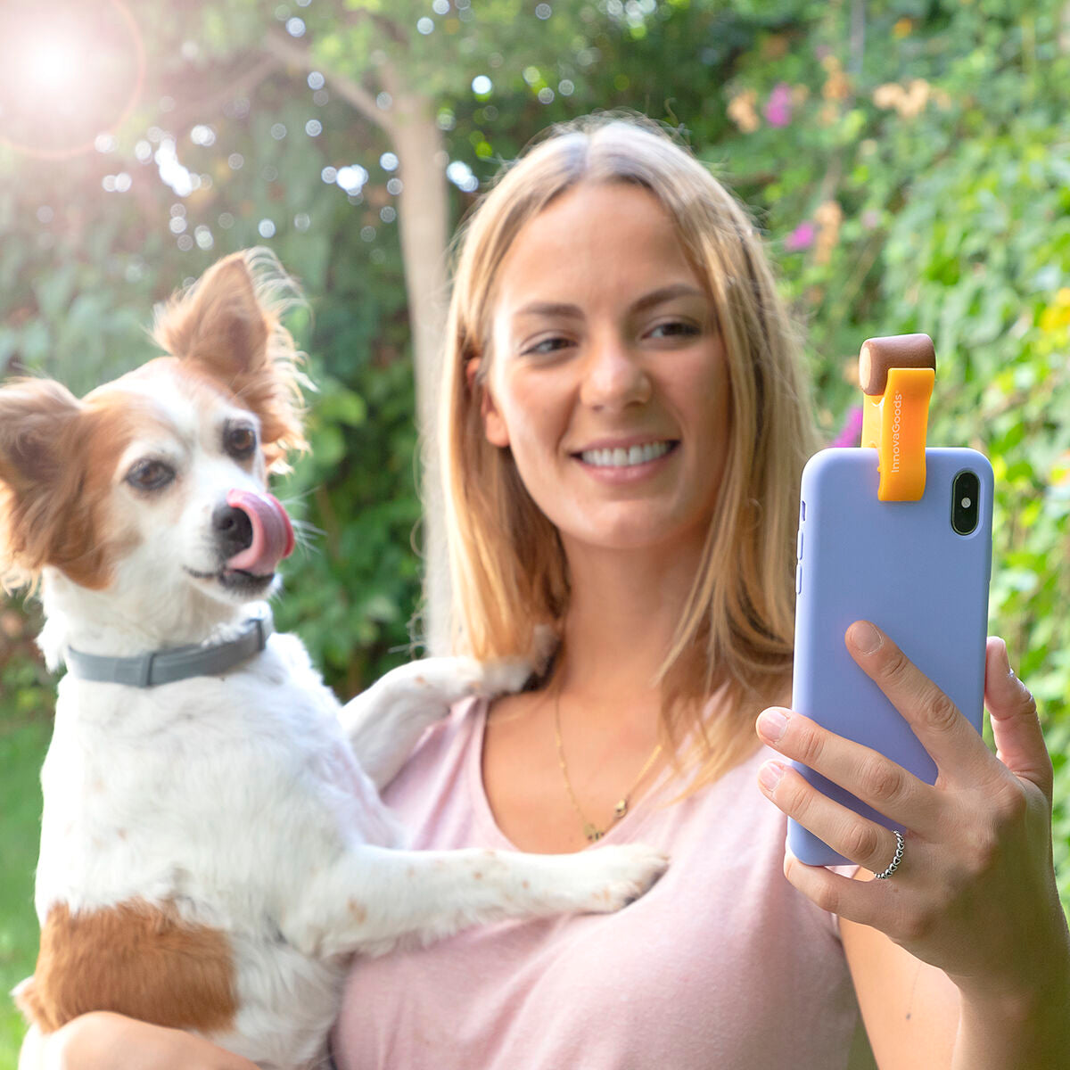 Pack Κλιπ Selfies για κατοικίδια και Κρεμαστή Αιώρα για Γάτες InnovaGoods