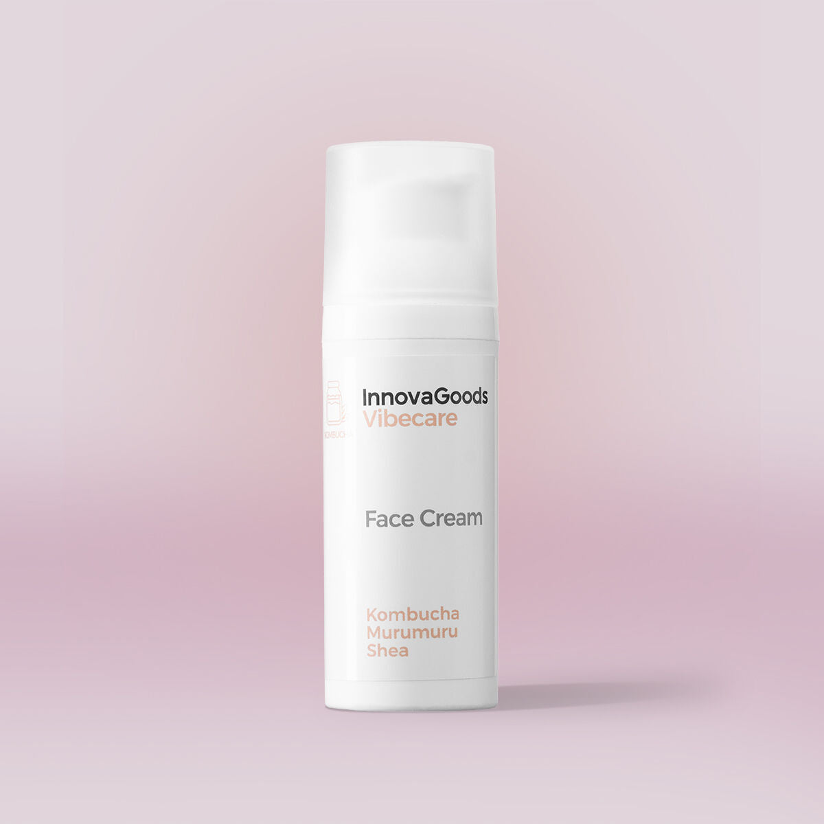 Σετ μασάζ προσώπου, ορός προσώπου Kombucha Vibeboost 30 ml & κρέμα προσώπου Kombucha Vibecare 50 ml InnovaGoods