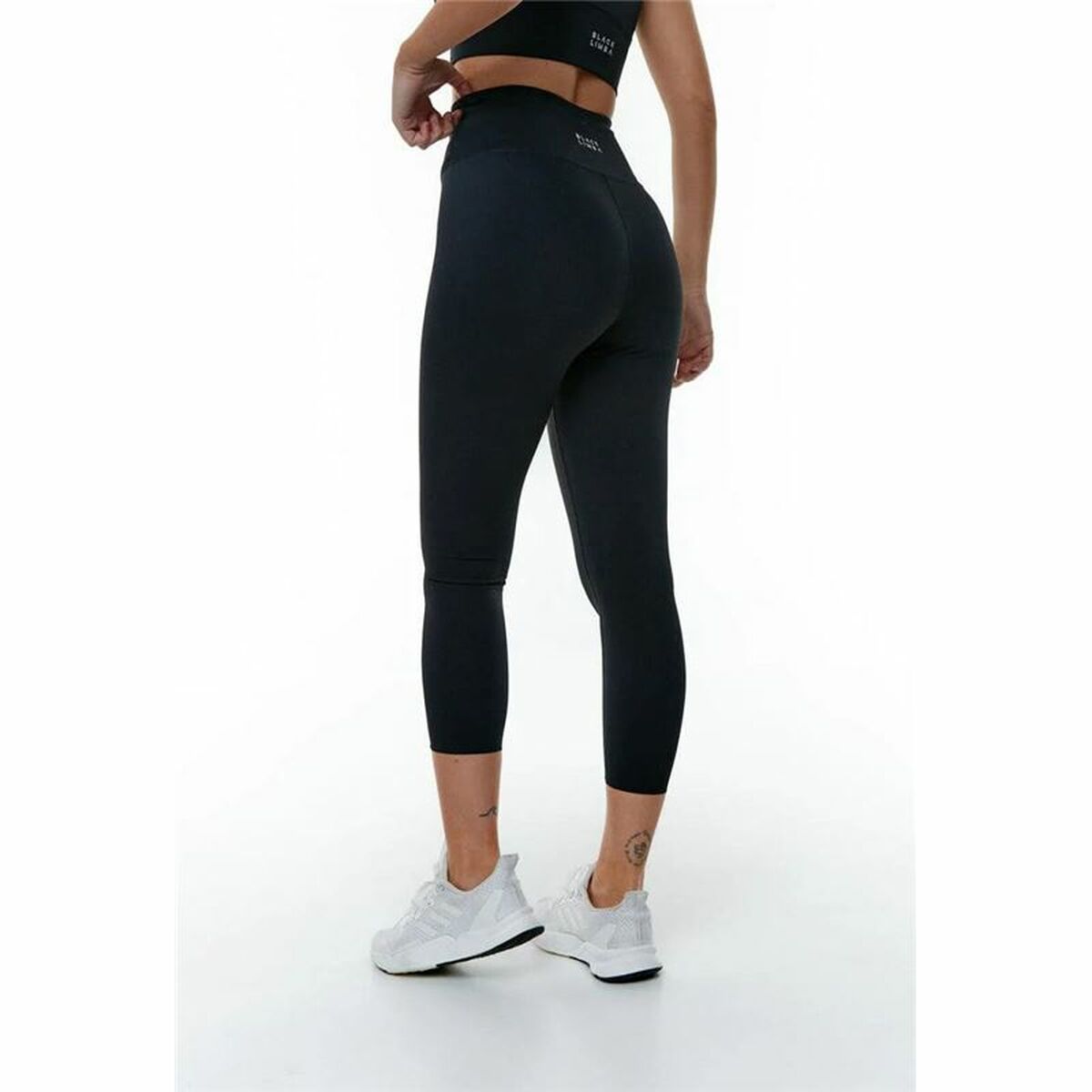 Αθλητικά Γυναικεία Κολάν Black Limba Capri Rocket Μαύρο
