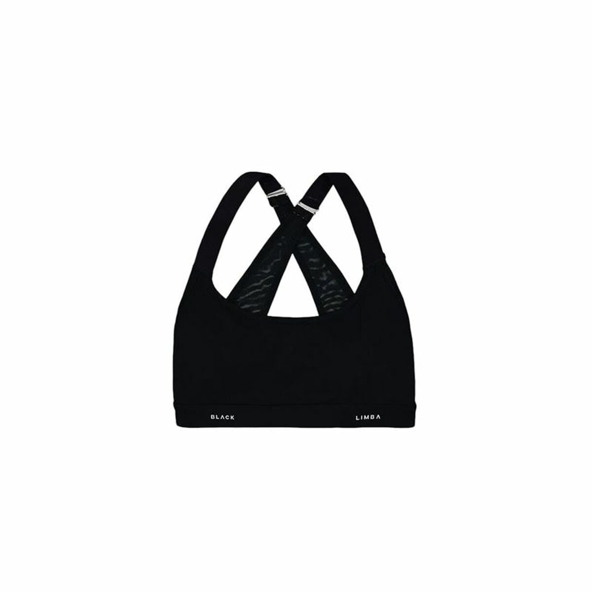 Γυναικείο Αθλητικó Τόπ Black Limba Skyline Mesh Μαύρο