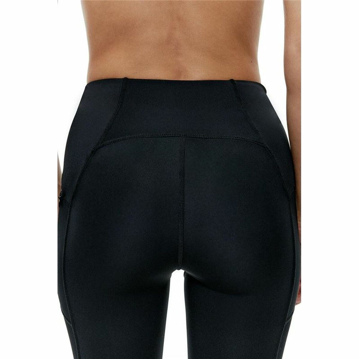 Αθλητικά Γυναικεία Κολάν Black Limba Skyline Mesh Μαύρο