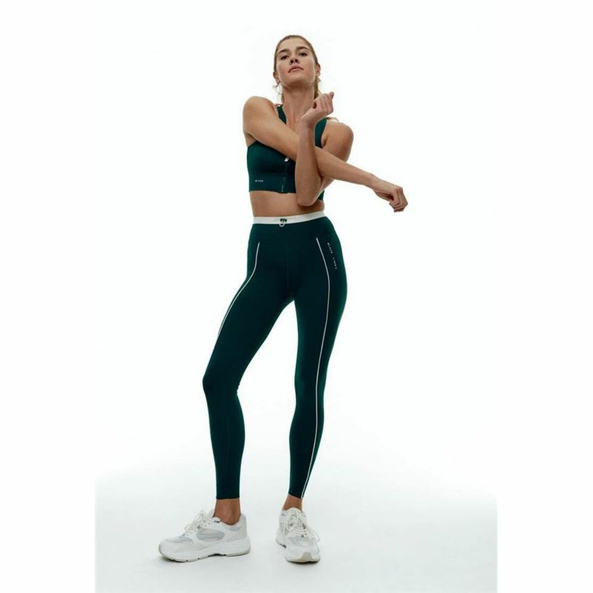 Αθλητικά Γυναικεία Κολάν Black Limba Streetflex Πράσινο