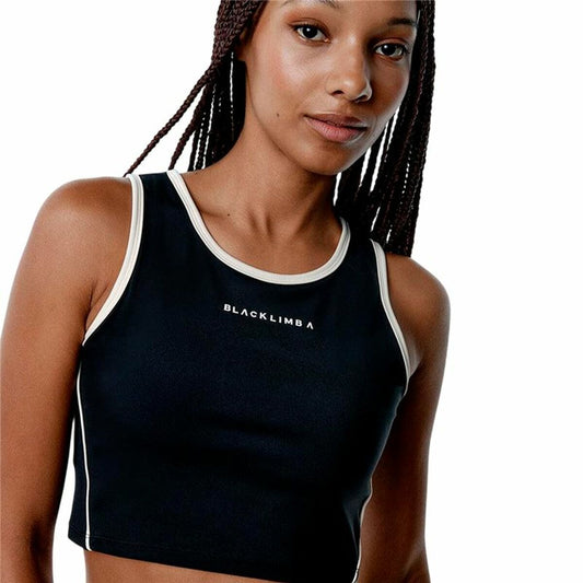 Γυναικείο Aθλητικó Τόπ Black Limba Streamline Μαύρο Fitness