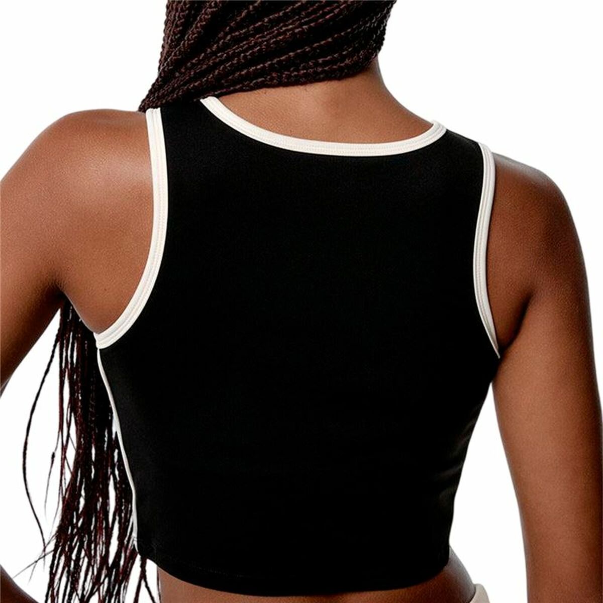 Γυναικείο Αθλητικó Τόπ Black Limba Streamline Μαύρο Fitness