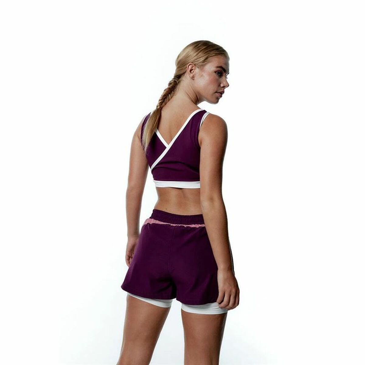 Γυναικείο Aθλητικó Τόπ Black Limba Courtpulse  Fitness