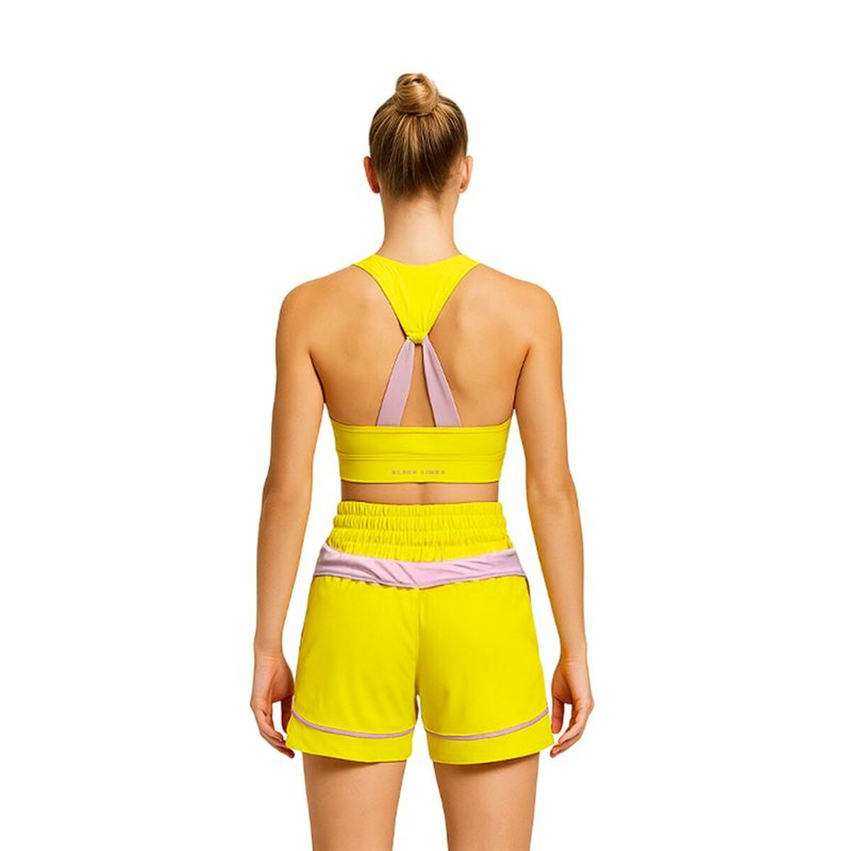 Γυναικείο Αθλητικó Τόπ Black Limba Κίτρινο Fitness