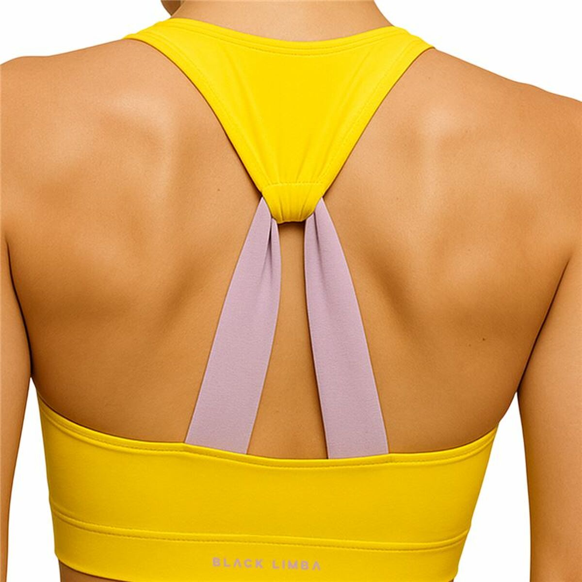 Γυναικείο Αθλητικó Τόπ Black Limba Κίτρινο Fitness