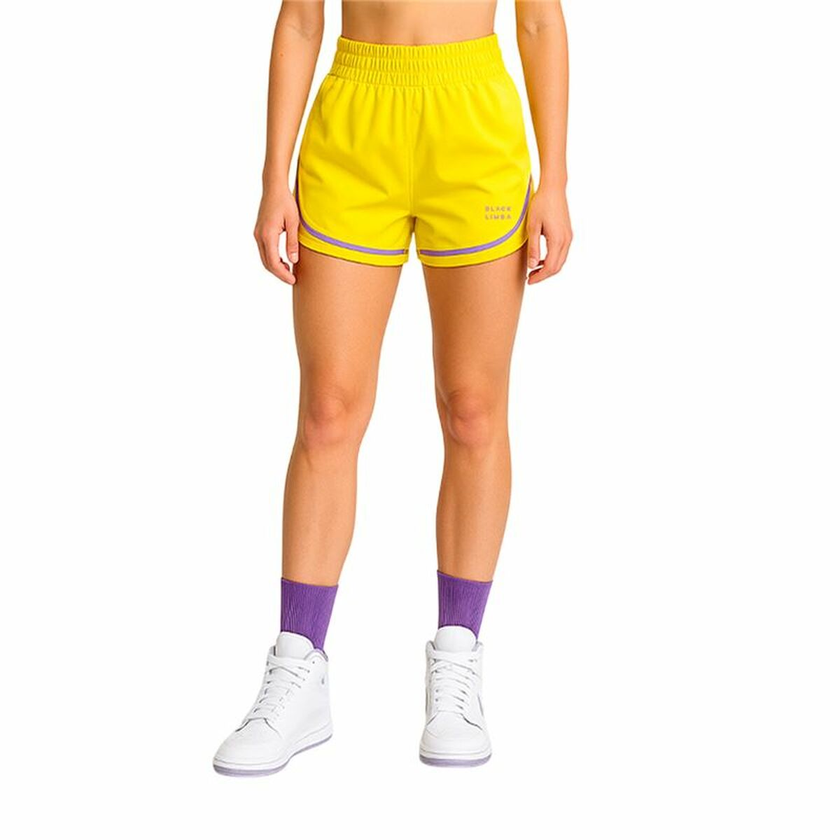 Μακρύ Αθλητικό Παντελόνι Black Limba Black Limba Boxwear Mujer Κίτρινο Γυναίκα Fitness