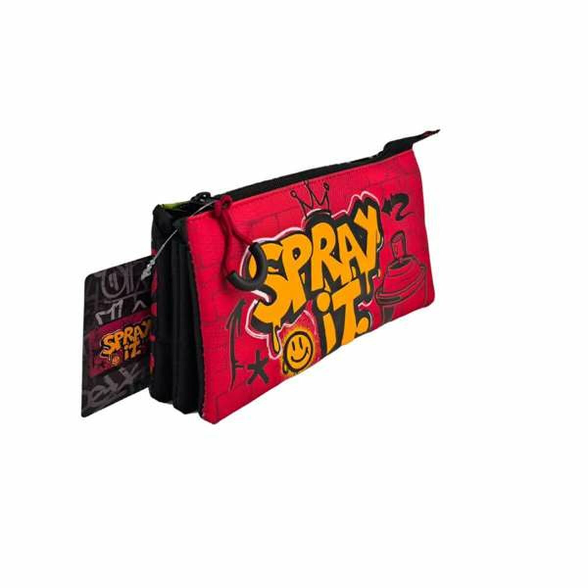 Τριπλή Κασετίνα Toybags Grafitti 11 x 23 x 5 cm