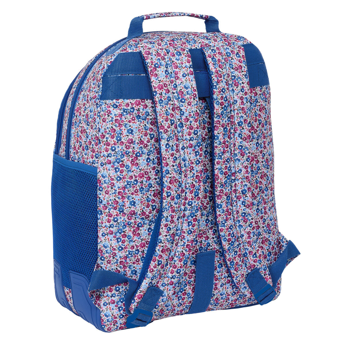 Σχολική Τσάντα Nait Nait Flores coimbra azul Μπλε 32 x 42 x 15 cm