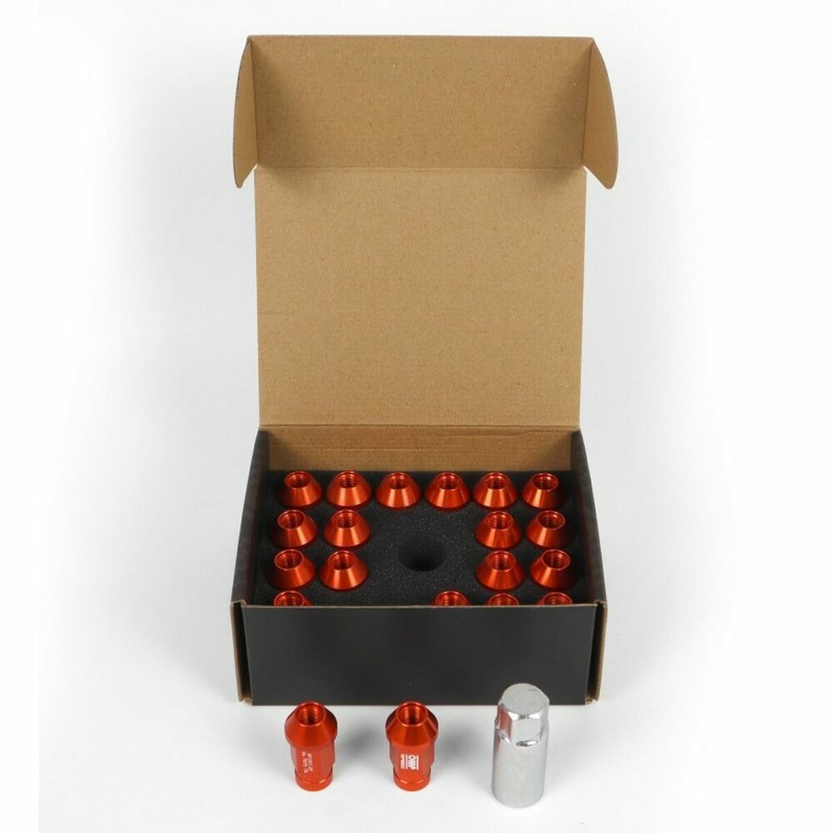 Set Παξιμάδια OMP 7075 Πορτοκαλί 20 uds M14 x 1,25