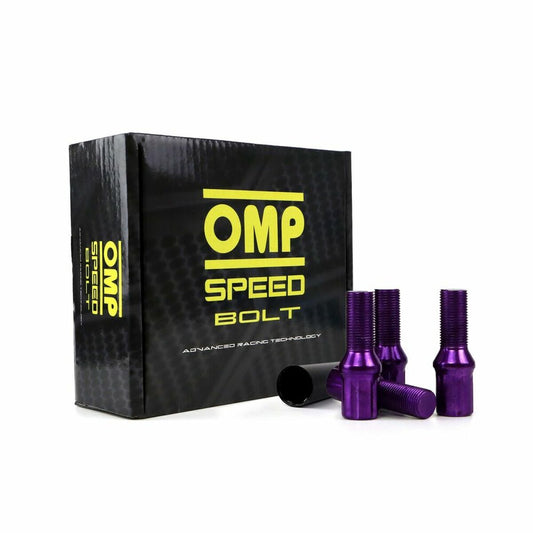 Set Παξιμάδια OMP 27 mm Βιολετί 20 uds M12 x 1,50