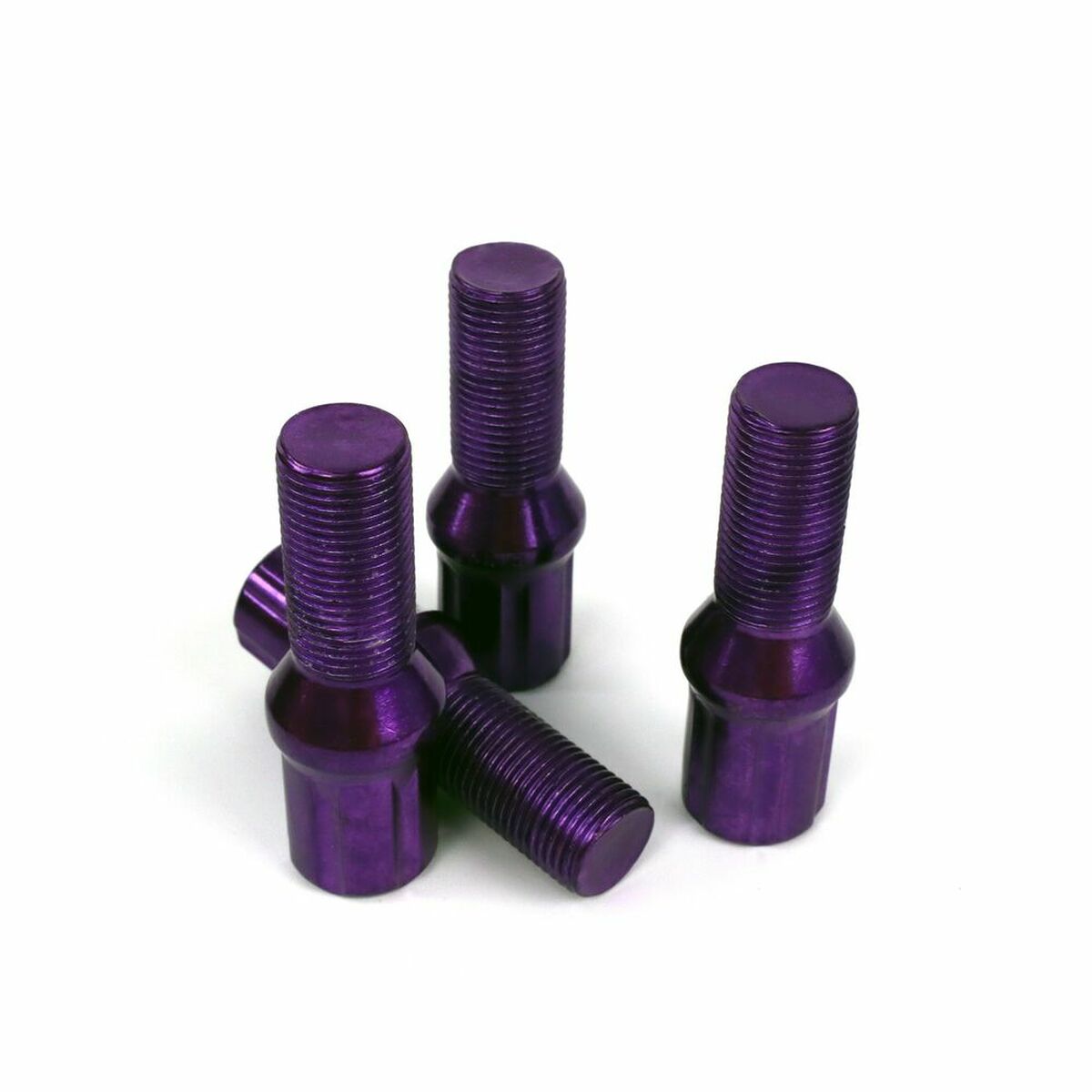 Set Παξιμάδια OMP 27 mm Βιολετί 20 uds M12 x 1,50