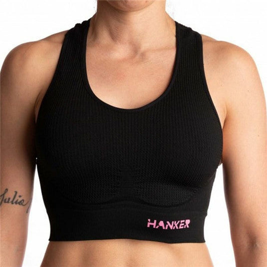 Γυναικείο Aθλητικó Τόπ Hanker Cane  Μαύρο Running