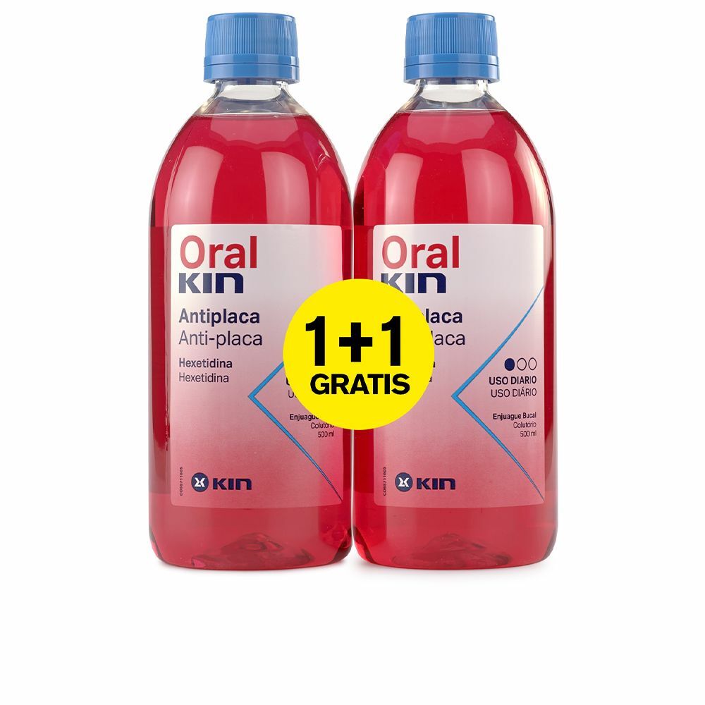 Στοματικό Διάλυμα Kin Oralkin Enjuague Bucal Placa Κατά της Οδοντικής Πλάκας (2 τεμ.)