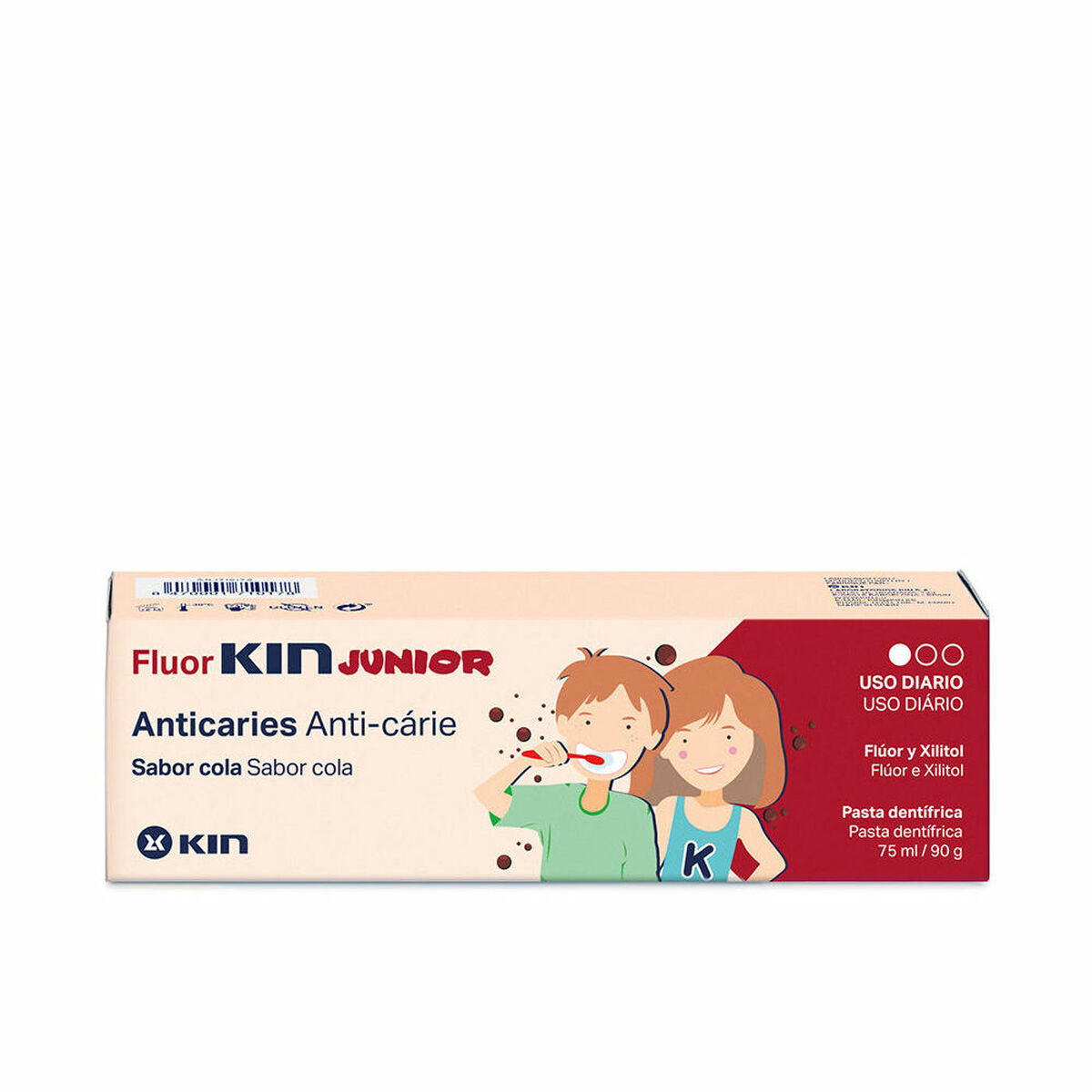 Οδοντόκρεμα Kin Fluorkin Junior 75 ml