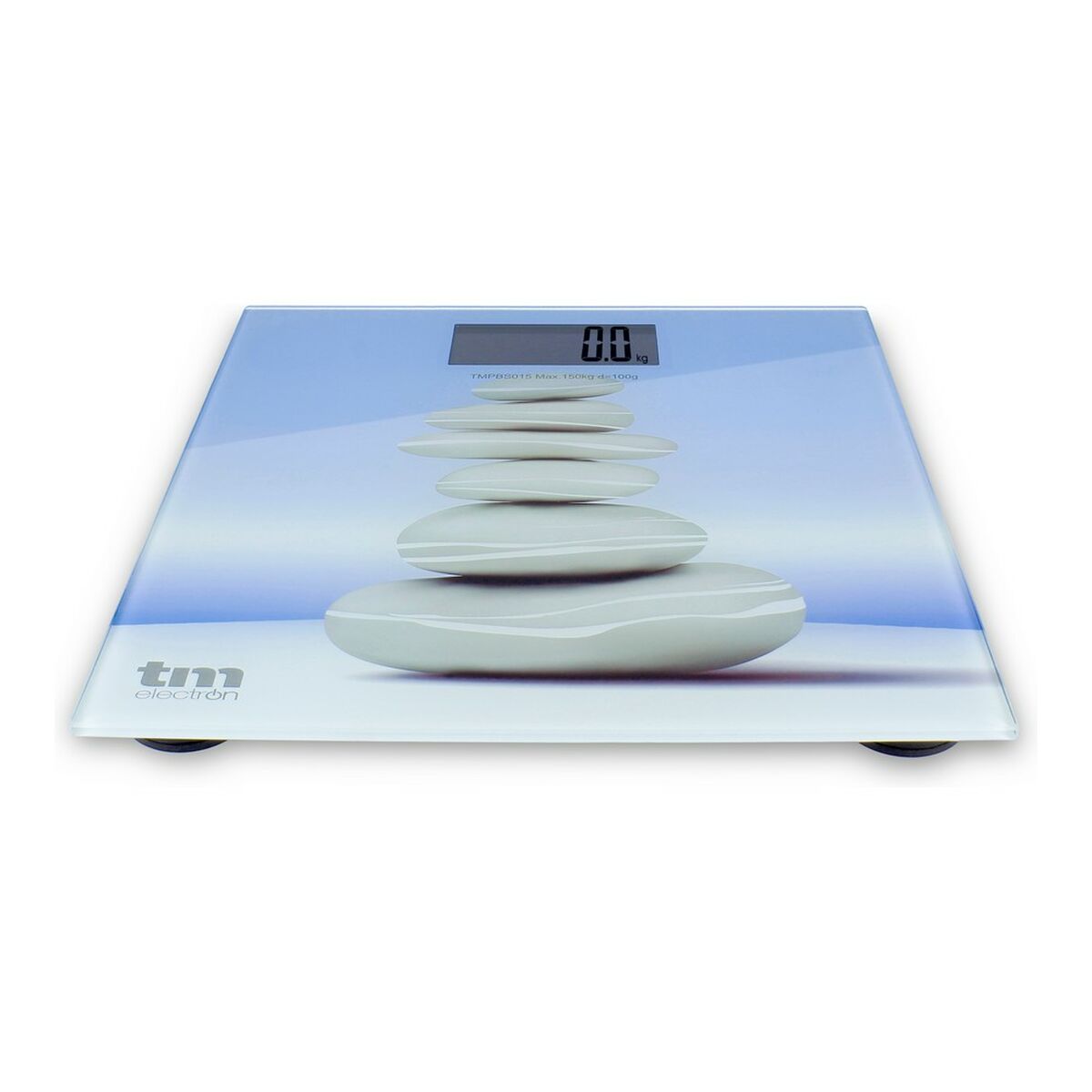 Ψηφιακή Ζυγαριά Μπάνιου TM Electron Zen Μπλε Slim (23 mm)