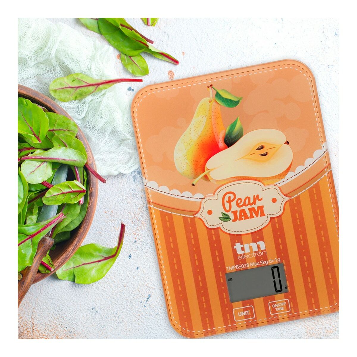 ζυγαριά κουζίνας TM Electron Pear Jam 5 kg