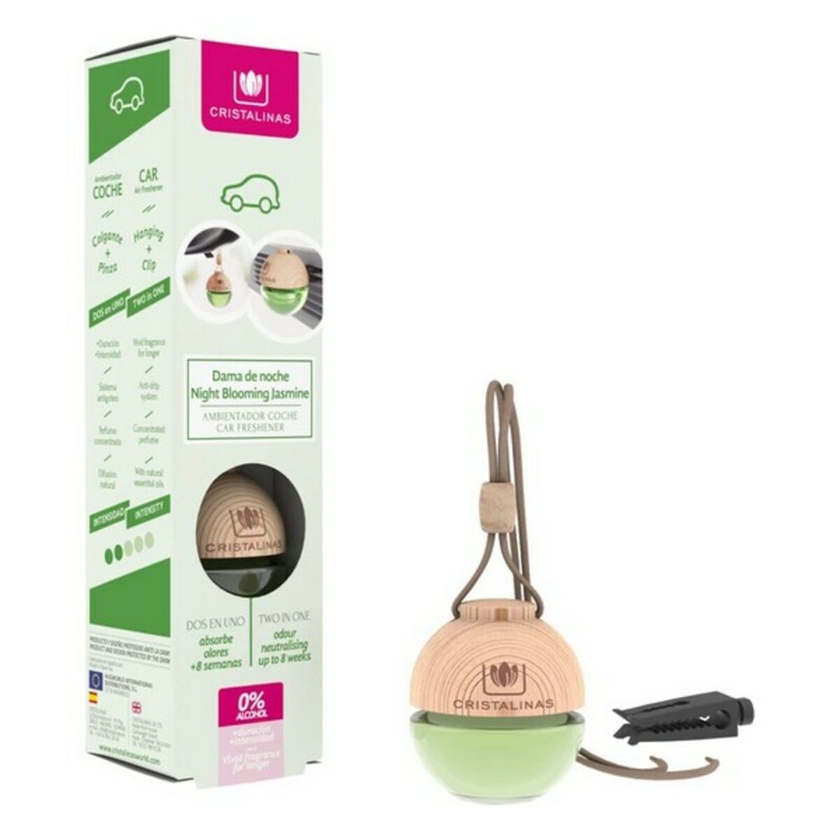 Αποσμητικό Αυτοκινήτου Night Blooming Jasmine Cristalinas Coche 6 ml