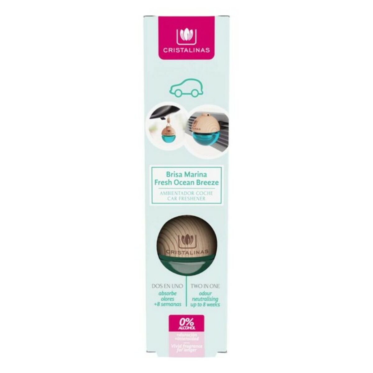 Αποσμητικό Αυτοκινήτου Fresh Ocean Breeze Cristalinas (6 ml)