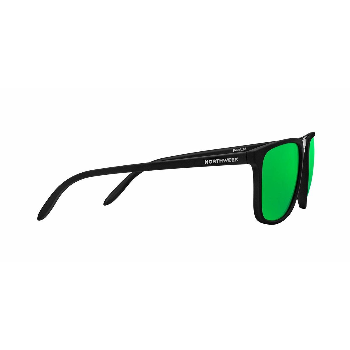 Unisex Γυαλιά Ηλίου Northweek Shelter Matte Μαύρο Ø 47 mm Πράσινο