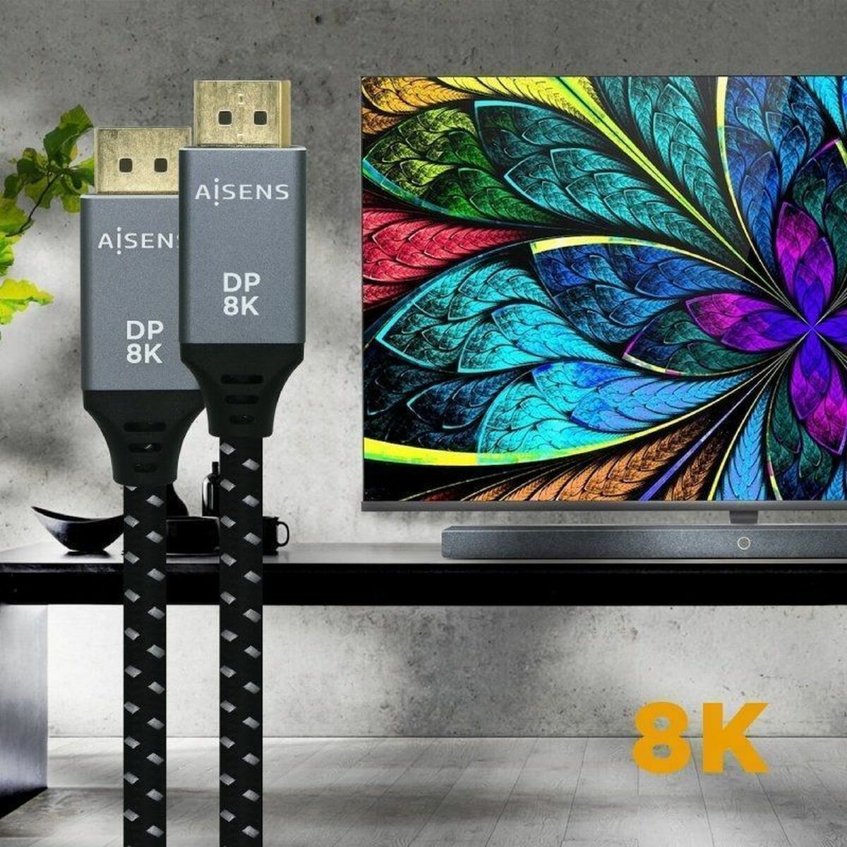 Καλώδιο DisplayPort Aisens A149-0436 1,5 m Μαύρο