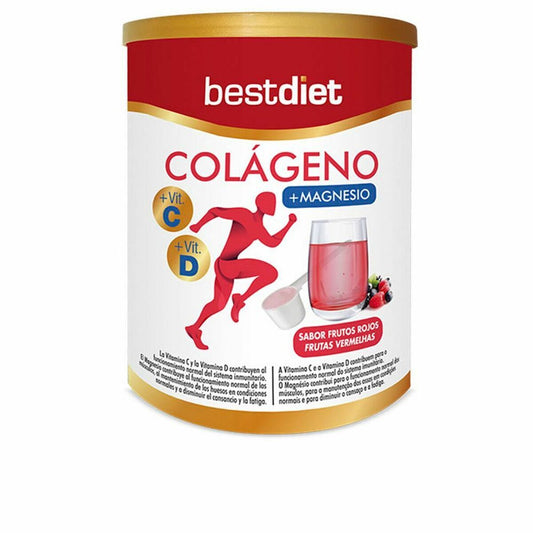 Κολλαγόνο Best Diet Colágeno Con Magnesio En Polvo 250 g Μαγνήσιο Σκόνη Φρούτα του Δάσους