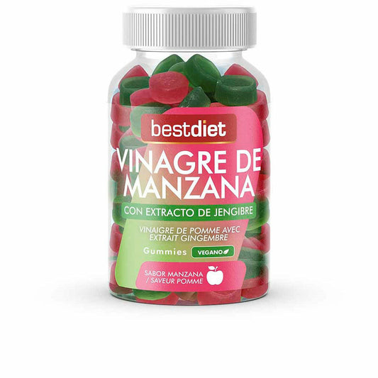 Συμπλήρωμα Διατροφής Best Diet Vinagre De Manzana Τζίντζερ Ξύδι μήλου Καραμέλες - Ζελεδάκια 60 Μονάδες