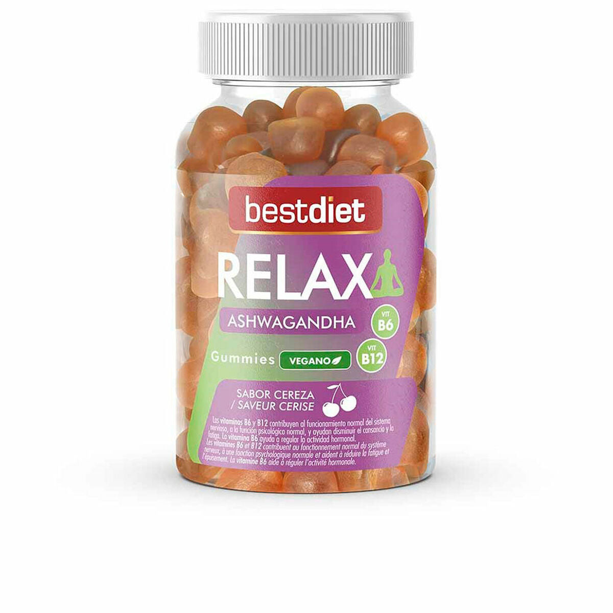 Συμπλήρωμα Διατροφής Best Diet Relax Aswagandha Καραμέλες - Ζελεδάκια 60 Μονάδες