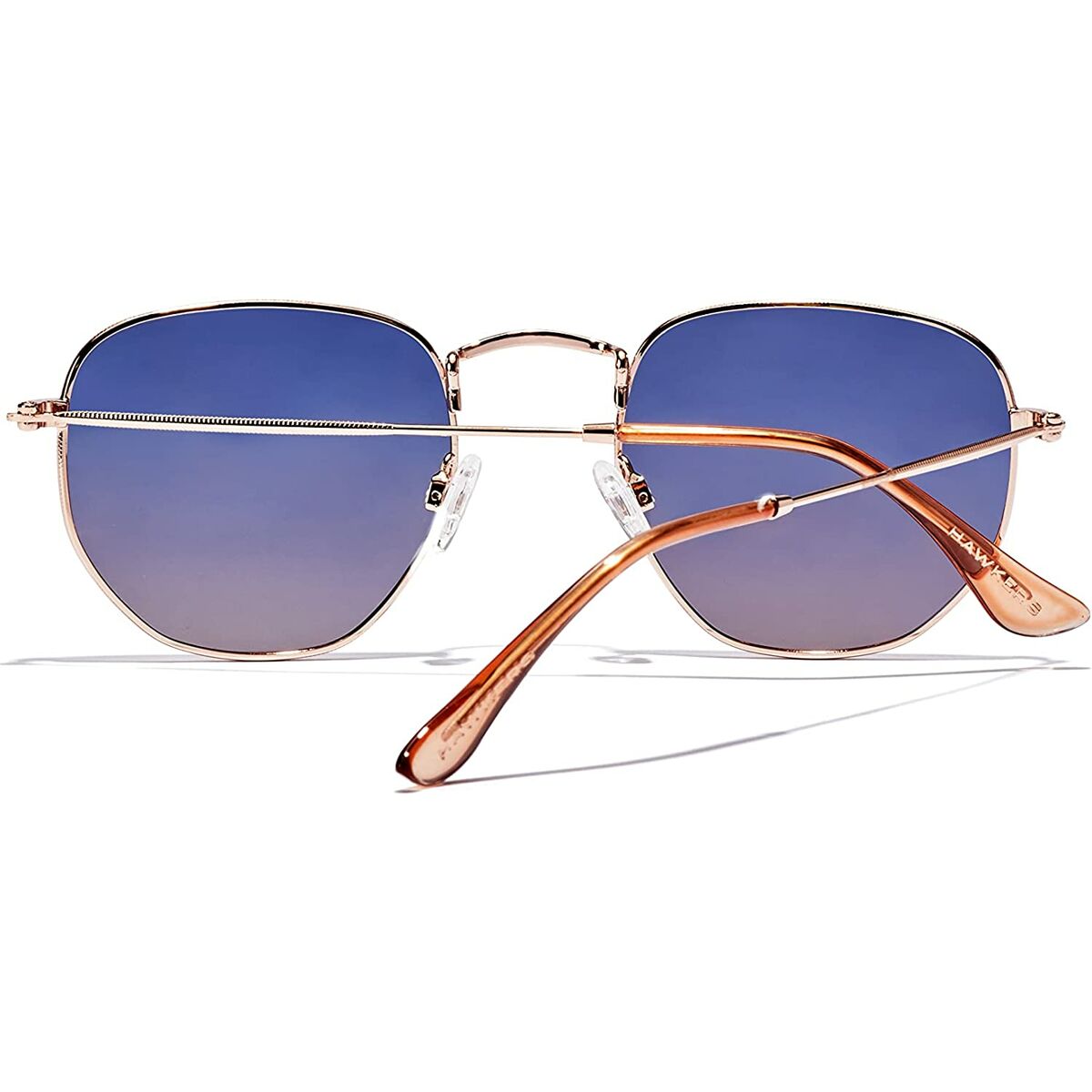 Unisex Γυαλιά Ηλίου Hawkers Sixgon Drive Γκρι Μαύρο Ασημί Ø 51 mm Πολωμένα